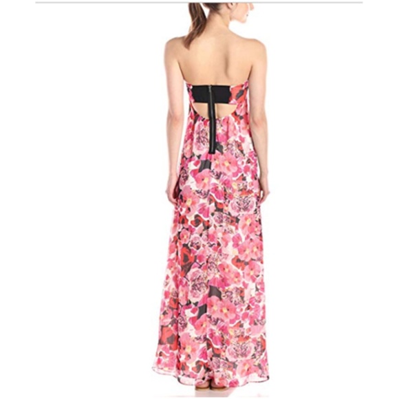 box pleated maxi dress